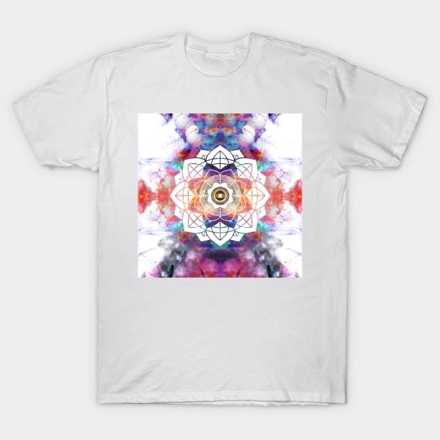 Nature Atmospheric Mandala 9 T-Shirt by infloence